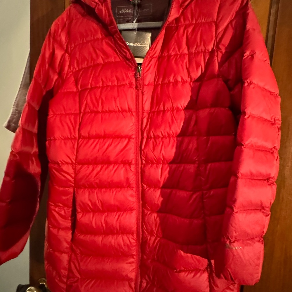 Eddie Bauer Burgundy Parka